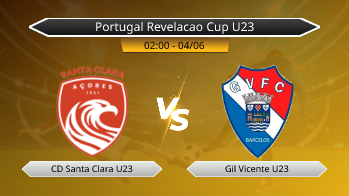 Portugal Revelacao Cup U23 CD Santa Clara U23 VS Gil Vicente U23