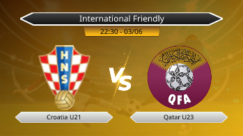 International Friendly Croatia U21 VS Qatar U23