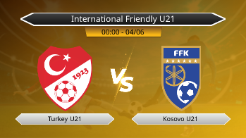 International Friendly U21 Turkey U21 VS Kosovo U21