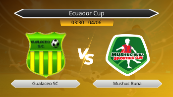 Ecuador Cup Gualaceo SC VS Mushuc Runa